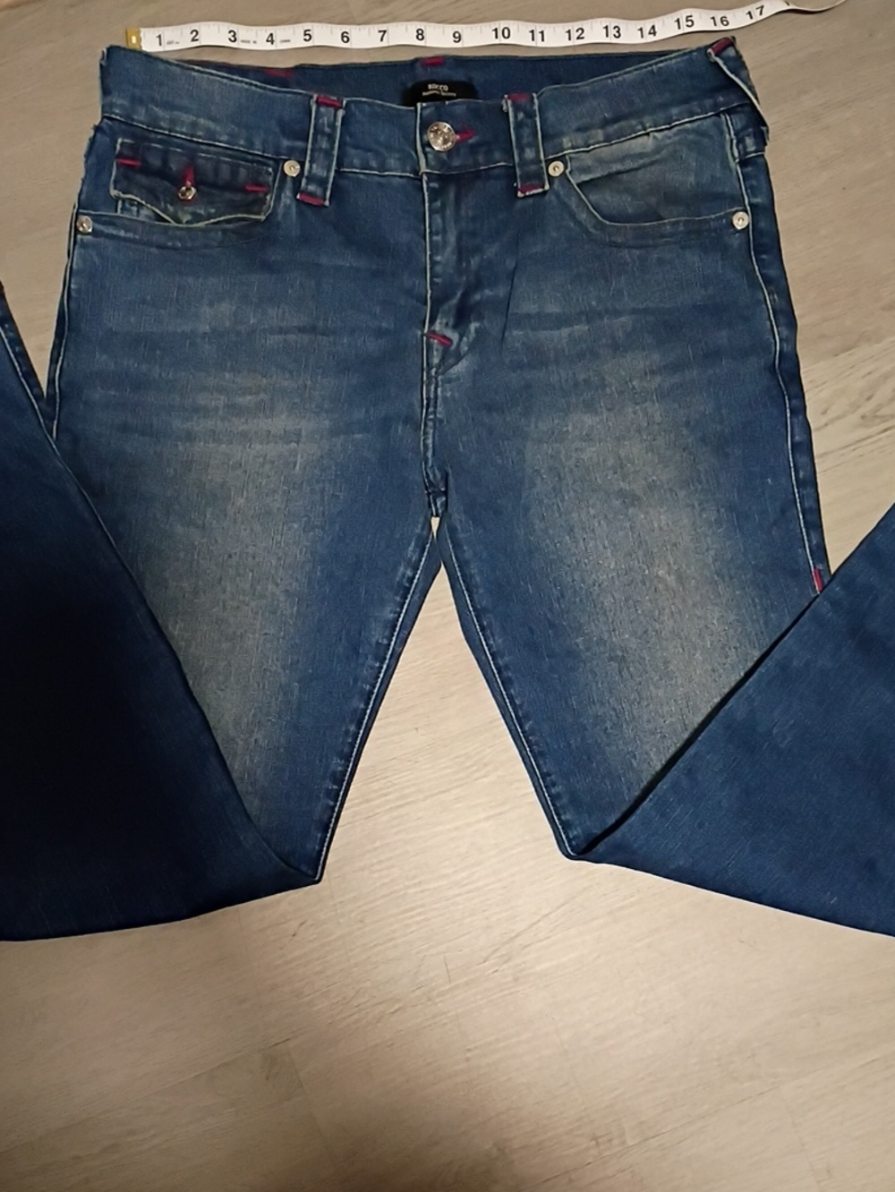True Religion Men's Blue Denim Jeans